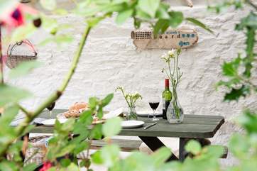 Settle down with a glass of wine and enjoy the evening breeze.