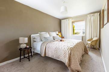 Bedroom 1 is a lovely, spacious double room.