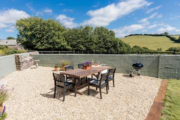 The lovely outside space.