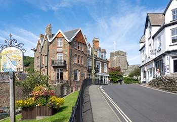 The delightful town of Lynton is a great place to spend the day.