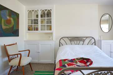 There are lovely pieces of furniture throughout.