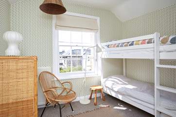 Children will adore the bunk-beds in bedroom 3.