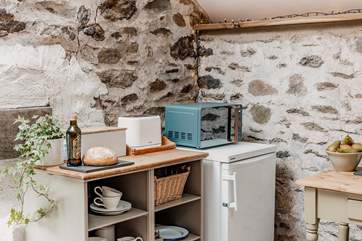 The cutest kitchen area.