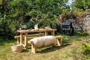 Al fresco dining in the Cornish sun!
