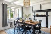 The dining-room is the perfect place to enjoy holiday mealtimes together.