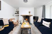 The sitting-room is furnished with comfort in mind.