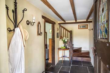 A delightful entrance hall greets you.