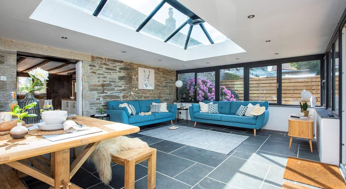 This open plan living space is perfect for sociable evenings with friends and family.