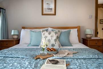 Enjoy a tasty breakfast from the comfort of your bed.
