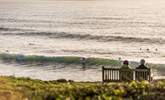 Polzeath beach is great for surfers. - Thumbnail Image