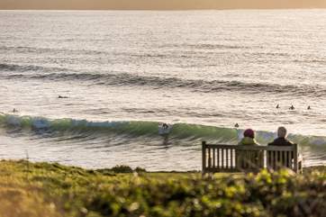 Polzeath beach is great for surfers.