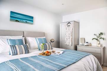 Bedroom one has a super-king size bed which can also be set up as twin beds for flexibility.