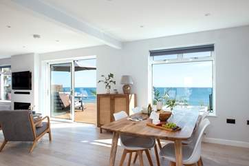The windows perfectly frame the view.