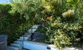 From the lower parking area there are 50 steps up through the tropical gardens to Ocean View. - Thumbnail Image