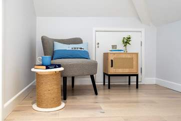 Nautical items are perfect for the setting.