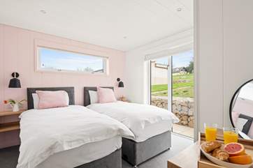 Pretty Bedroom 1 can be a super-king or a twin.