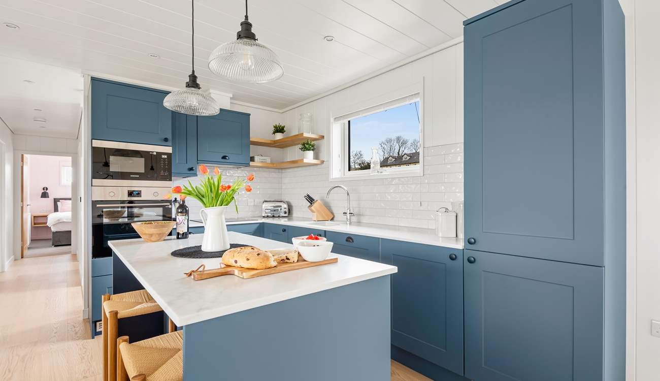 The beautiful kitchen.