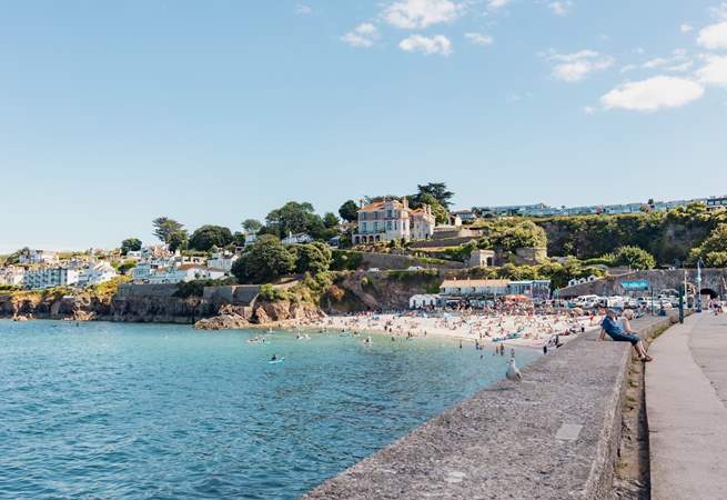 Spend a day at beautiful Breakwater Beach in Brixham.