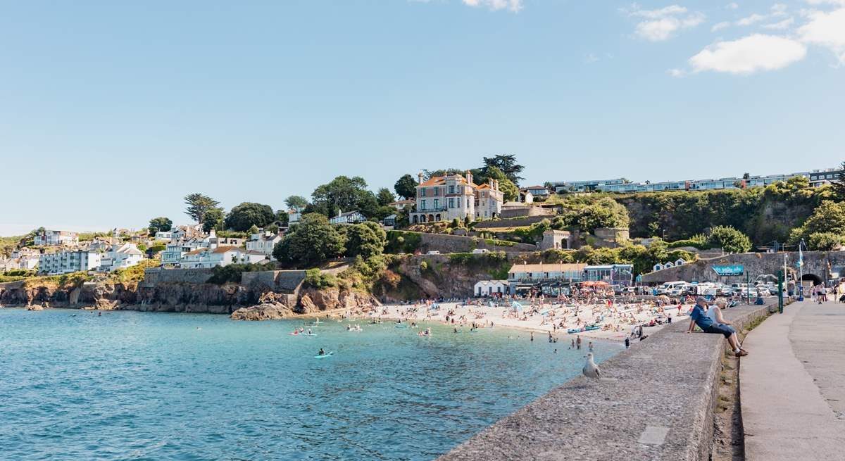 Spend a day at beautiful Breakwater Beach in Brixham.