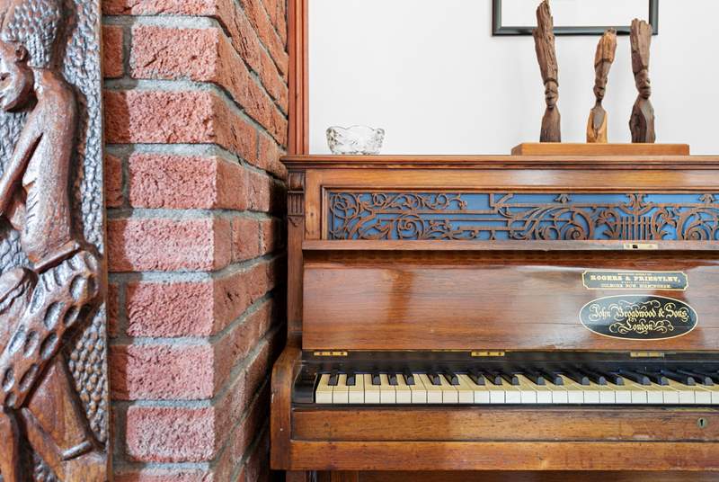 The old piano hasn't been tuned for several years but offers a little fun should you want to play a tune.