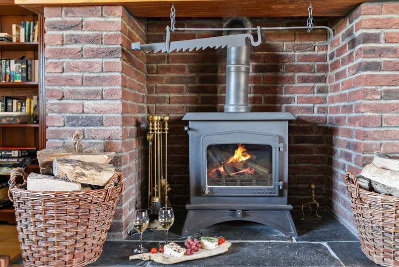 A log-burner that will add warmth to those winter breaks. 