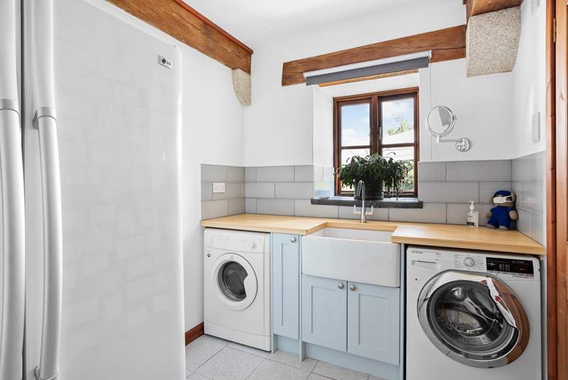 A handy utility-room makes up the ground floor and sits next to the kitchen.
