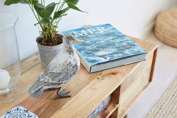 The seaside theme is a delight.