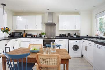 The kitchen/diner is well equipped with all you will need.