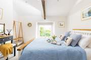 Sweet dreams are assured in the pretty double room.