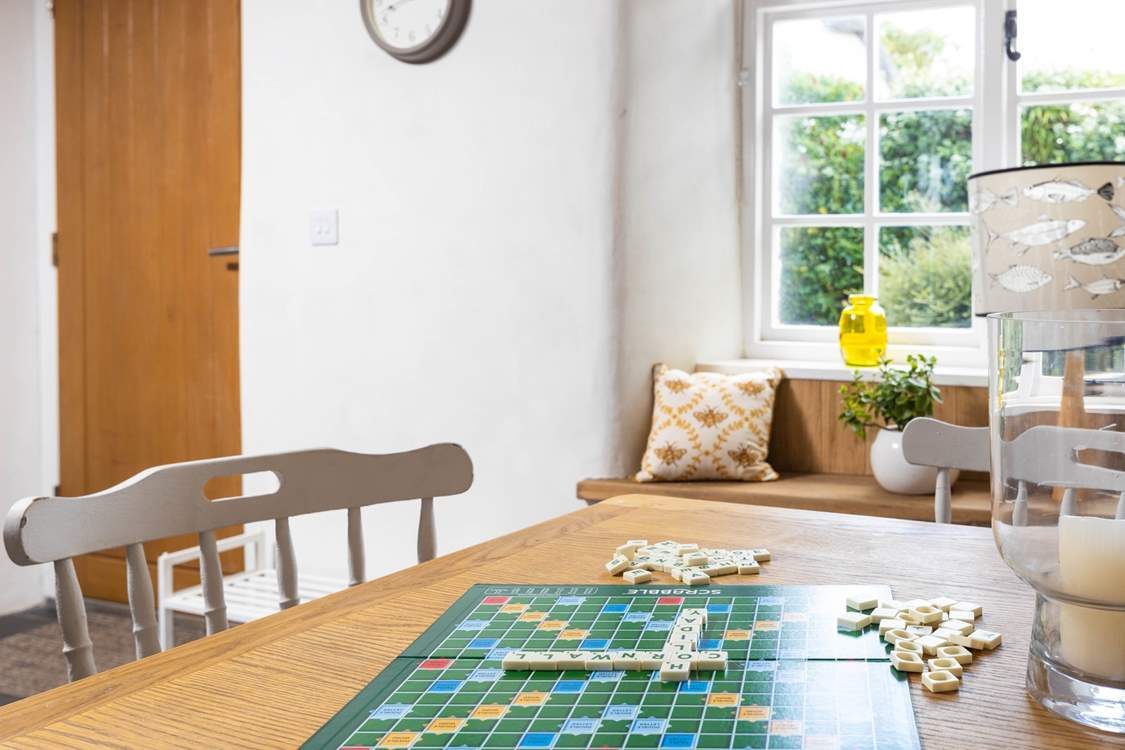 Gather everyone around the farmhouse table for some holiday fun.
