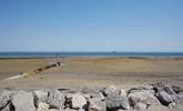 The beach at Seaview overlooks the Solent. - Thumbnail Image