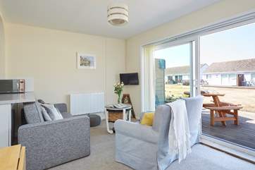 Sugar Beach is all on one floor, this is the open plan living area.
