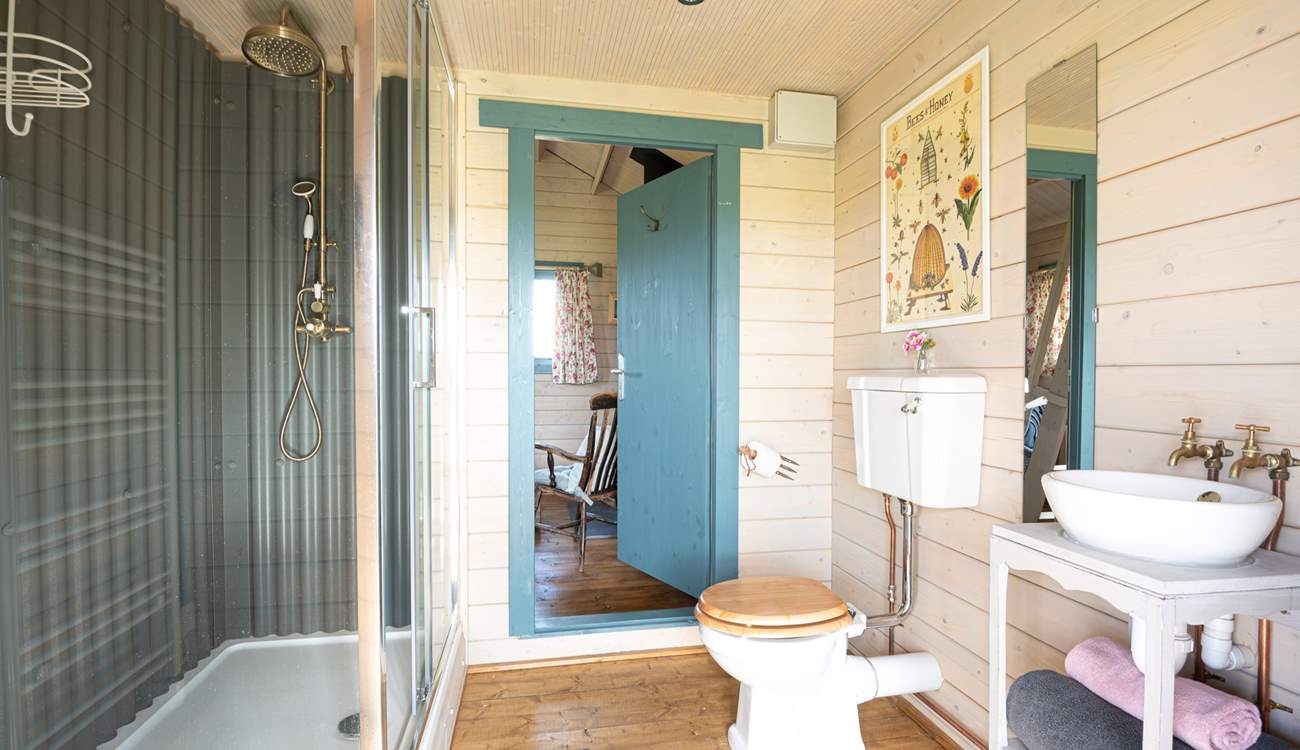 The beautifully presented shower-room. Perfect for freshening up after a day of exploring.