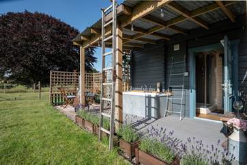 Enjoy long lazy afternoons soaking up the sunshine on the verandah.