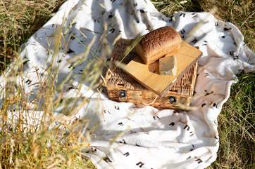 Listen to the peaceful soundscape and indulge with a delicious picnic.