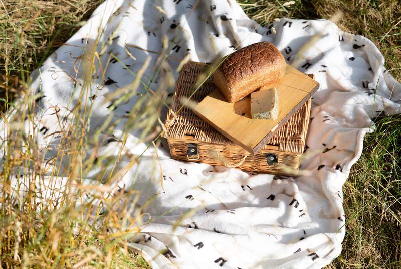 Listen to the peaceful soundscape and indulge with a delicious picnic.
