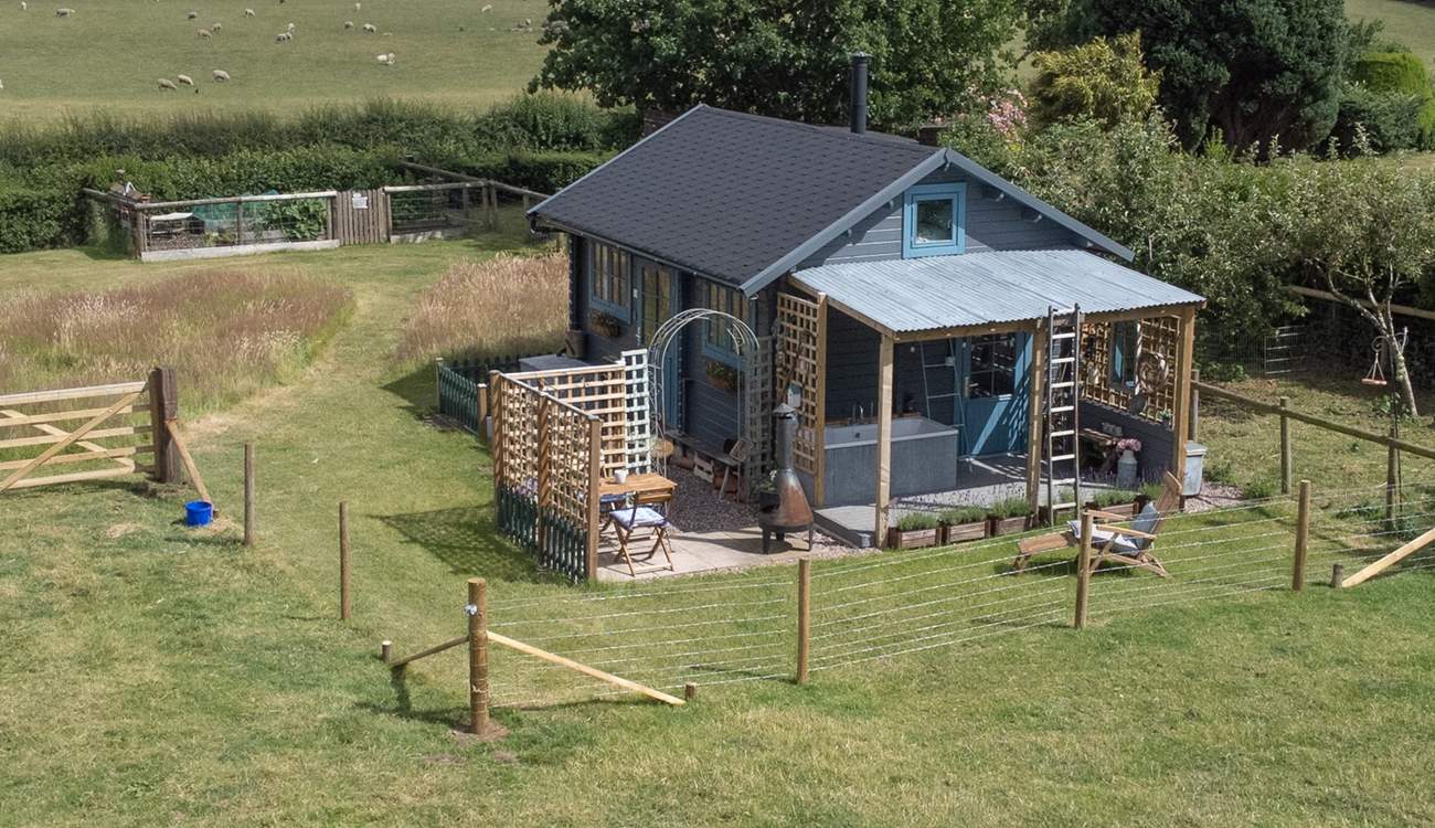 Our pocket-sized paradise, nestled in its unspoilt surroundings.