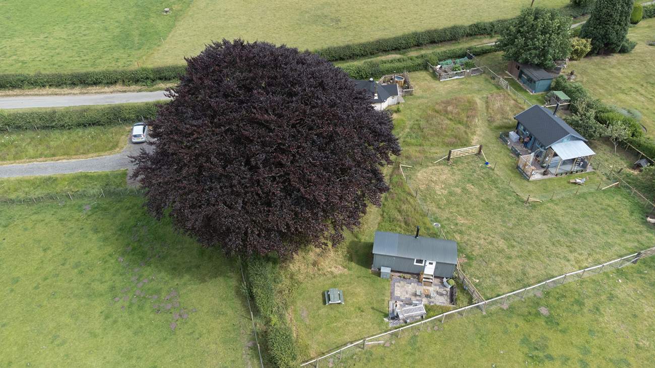 There are two other hideaways onsite. Shepherd's View and The Woodsman. All hideaways are positioned in a way that all guests have plenty of privacy.