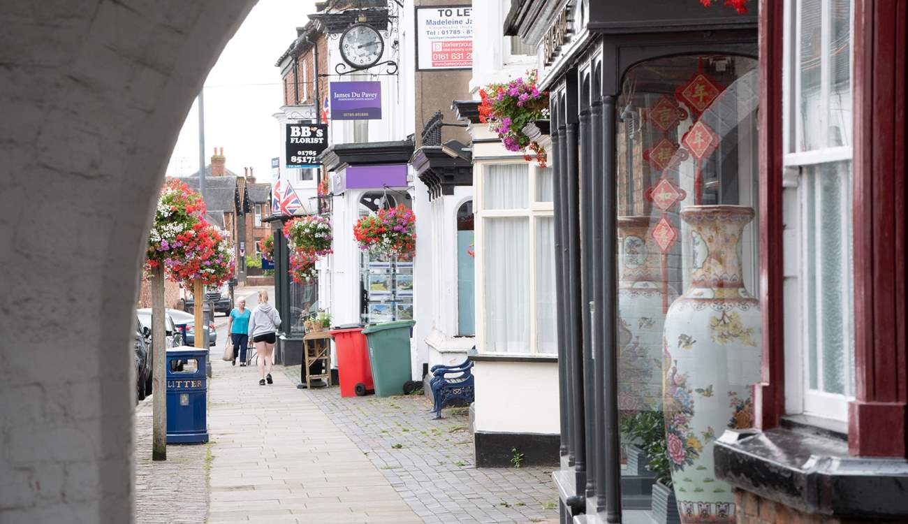 For independent shops, fine restaurants and charming boutiques take a trip to Eccleshall village.