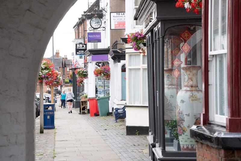 For independent shops, fine restaurants and charming boutiques take a trip to Eccleshall village.