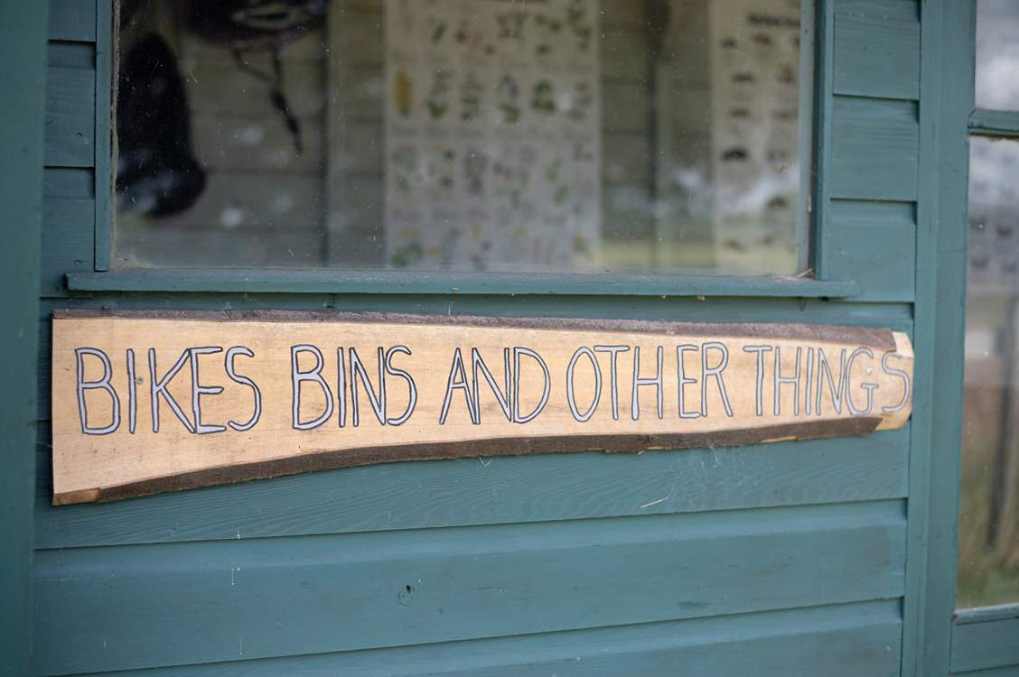 And there are bikes for you to borrow if you fancy exploring the local area.