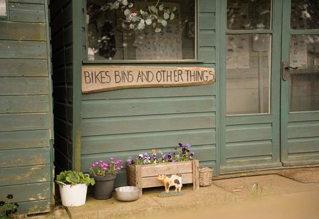 Or there are bikes for you to borrow if you fancy exploring the local area. 