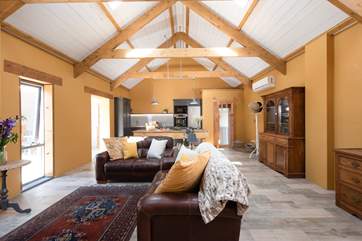 The beautifully crafted living space.