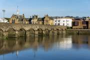 The pretty town of Bideford, one of many in the area.