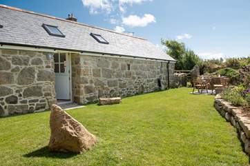 Your four-legged friend will enjoy the garden.