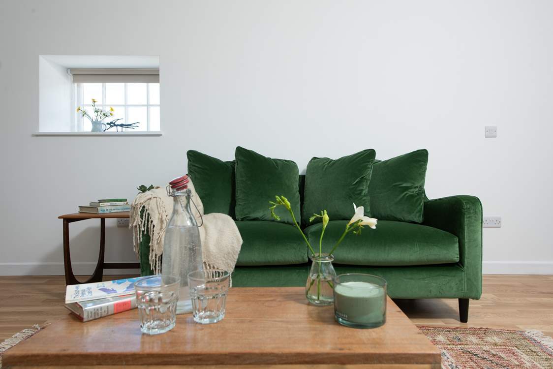 Relax on the sofa after a busy day.