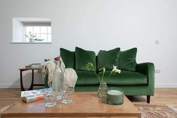 Relax on the sofa after a busy day.