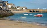 Pretty as a picture, this is the harbour at St Ives. - Thumbnail Image