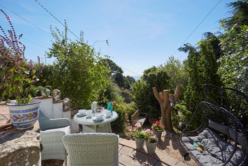 Surround yourself in nature in the magical terraced garden.