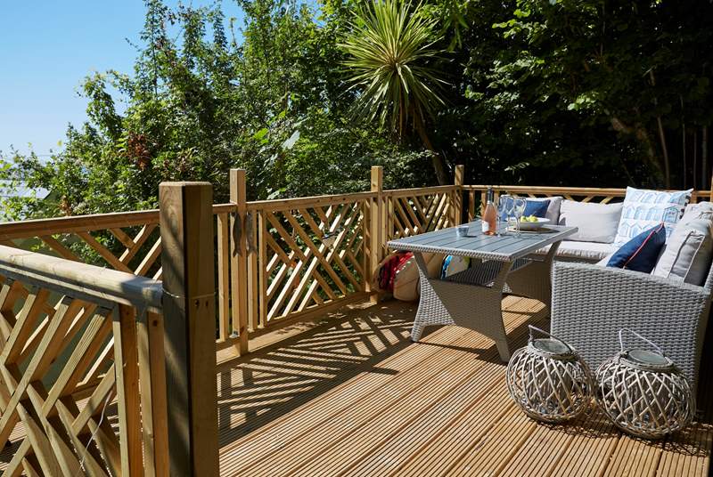 Spend blissful days on the upper decked area in the island sunshine.